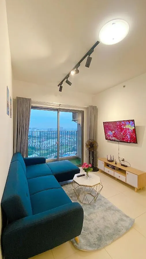 아파트 Hhomes - Cozy 2 Bedroom & Pool Gym At Masteri Thao Dien D2 호치민 베트남